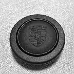 Porsche Crest Leather Horn Button