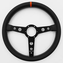 350 mm Steering Wheel with Coloured Marker. This one shown in Porsche orange.