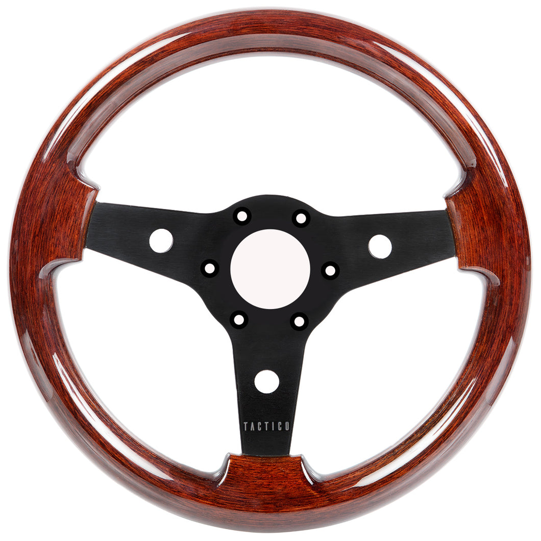 Inspired by the frenetic corners of Monaco, the Tabac steering wheel will give you tight control of your classic and a stylish look very few will.